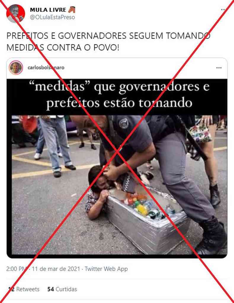 Captura de tela feita em 16 de mar